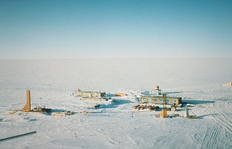 La base Vostok, cliquez pour l'agrandir