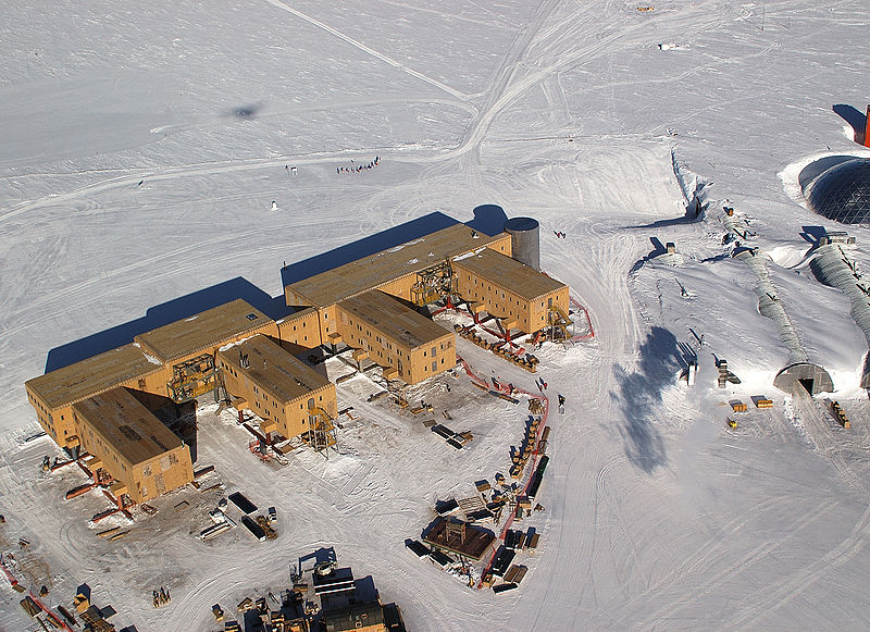 La base Amudsen, cliquez pour l'agrandir